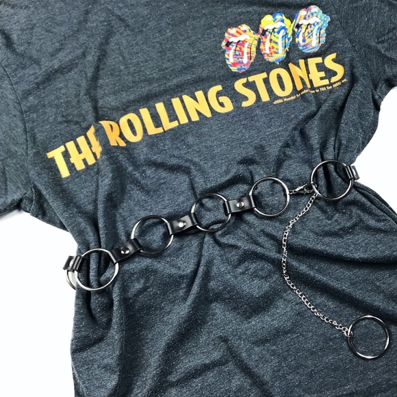 LF Leather//Metal Ring Belt - Picture 4 of 4